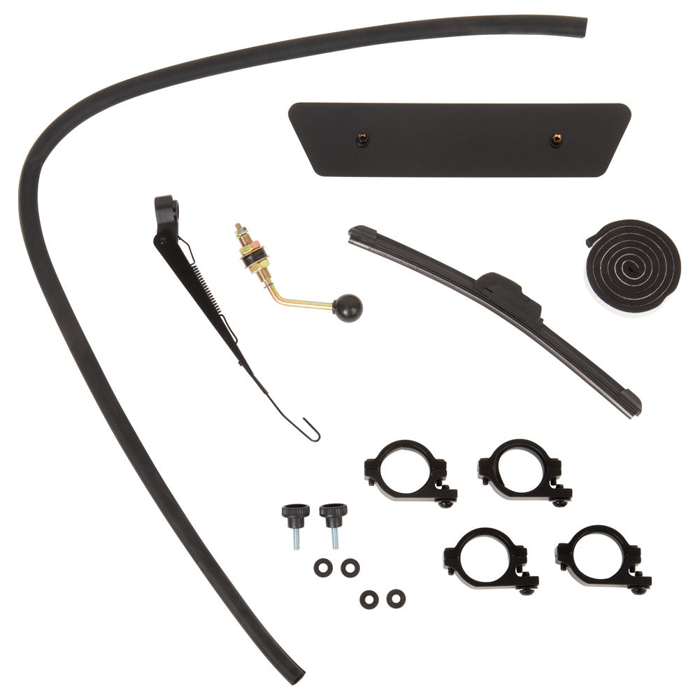 Tusk UTV Full Glass Windshield With Vent and 12" Windshield Wiper Polaris RZR XP 1000 2019–2023 - Adventure Parts