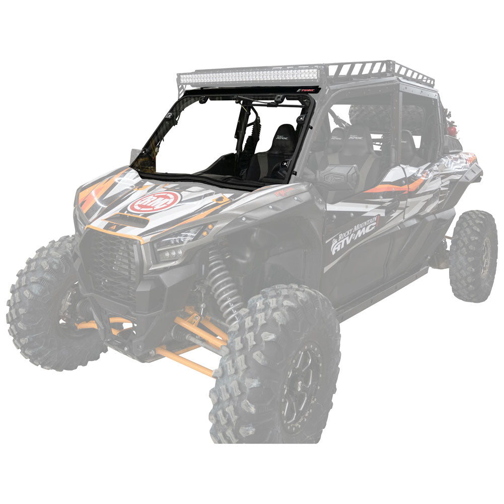 Tusk UTV Full View Glass Windshield with Windshield Wiper Kawasaki Teryx KRX 1000 2020–2025 - Adventure Parts