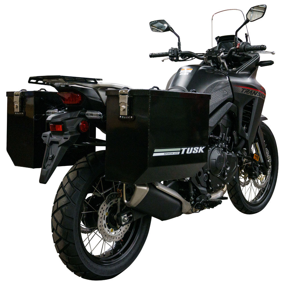 Tusk Aluminum Panniers with Pannier Racks Honda Transalp XL750 2024 - Adventure Parts
