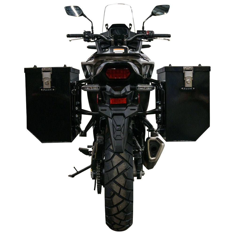 Tusk Aluminum Panniers with Pannier Racks Honda Transalp XL750 2024 - Adventure Parts
