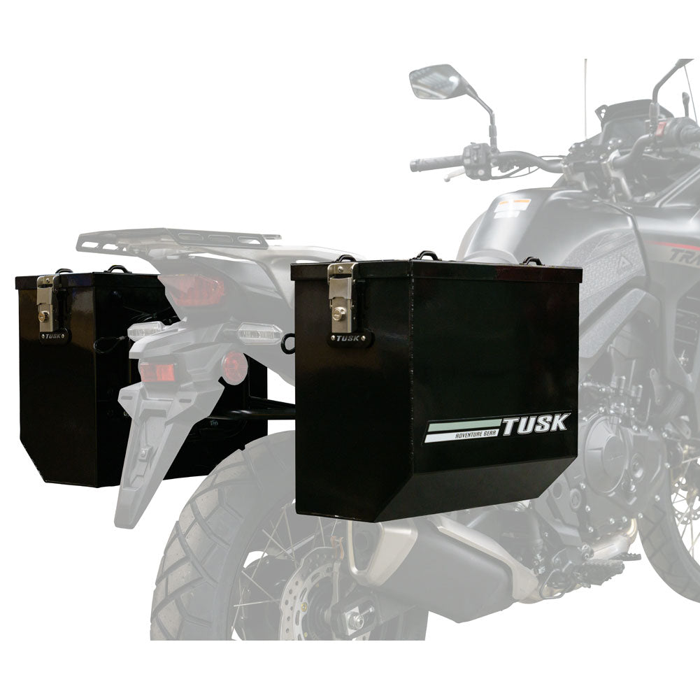 Tusk Aluminum Panniers with Pannier Racks Honda Transalp XL750 2024 - Adventure Parts