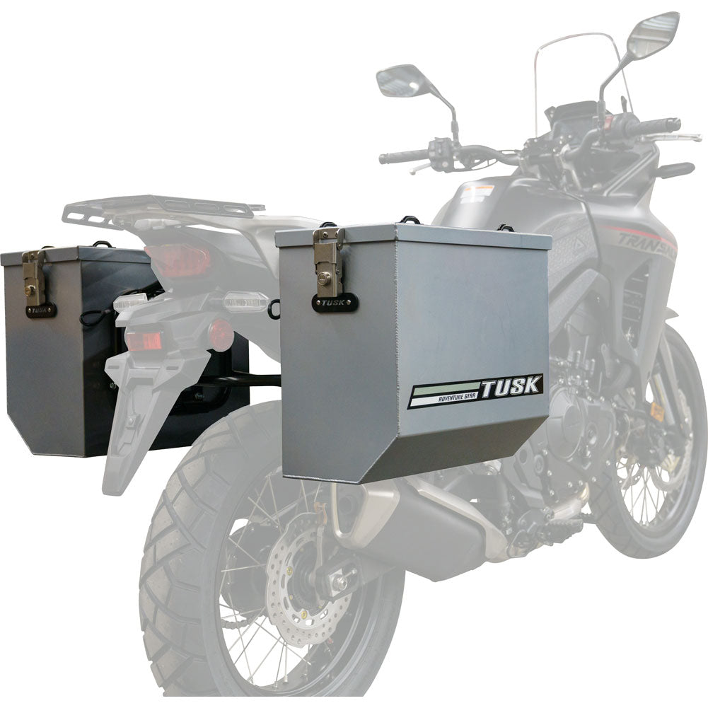 Tusk Aluminum Panniers with Pannier Racks Honda Transalp XL750 2024 - Adventure Parts