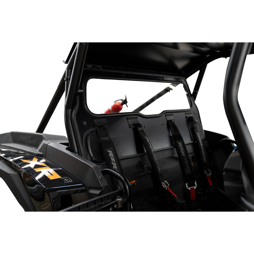 Tusk UTV Rear Glass Window With Speaker Cut Outs Polaris RZR XP 1000 Premium 2024–2025 - Adventure Parts