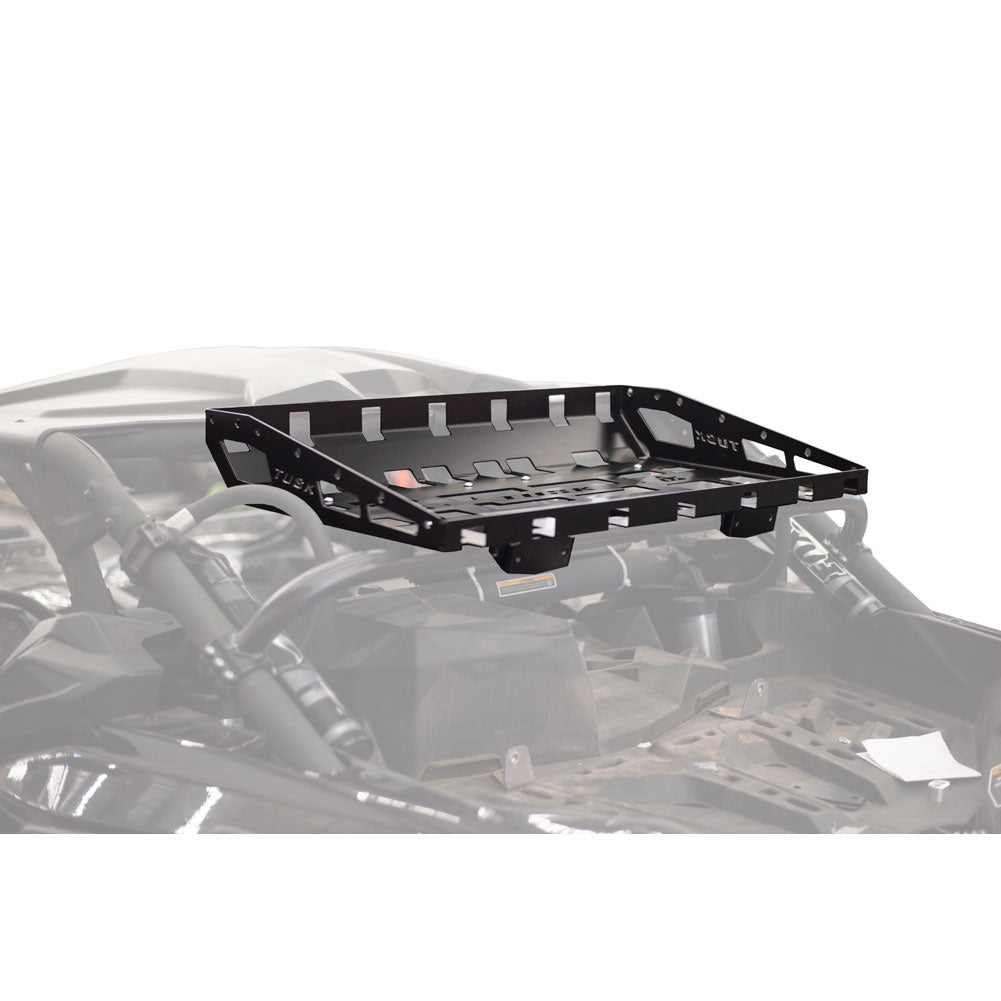 Tusk Cargo Rack Regular Black Powder Coated Can-Am Maverick X3 2017–2025 - Adventure Parts