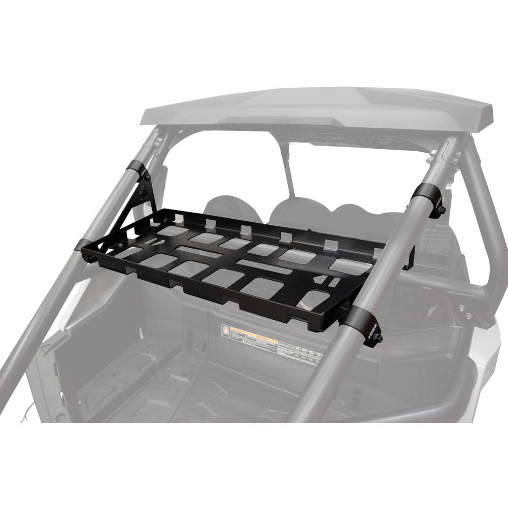 Tusk Cargo Rack Regular Black Powder Coated Polaris RZR 2021–2025 - Adventure Parts