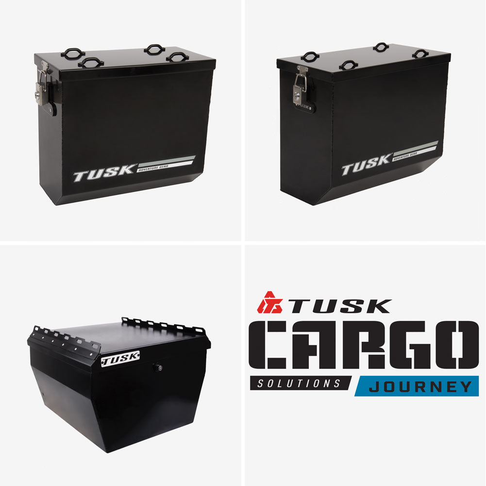 Tusk Journey Cargo Kit Aluminum Box Polaris RZR XP 1000 2016-2023 - Adventure Parts