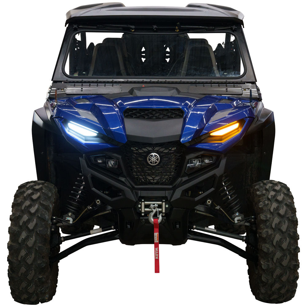 Tusk LED Front Accent Lights with Turn Signals Yamaha Wolverine RMAX2 1000 2021-2025 - Adventure Parts