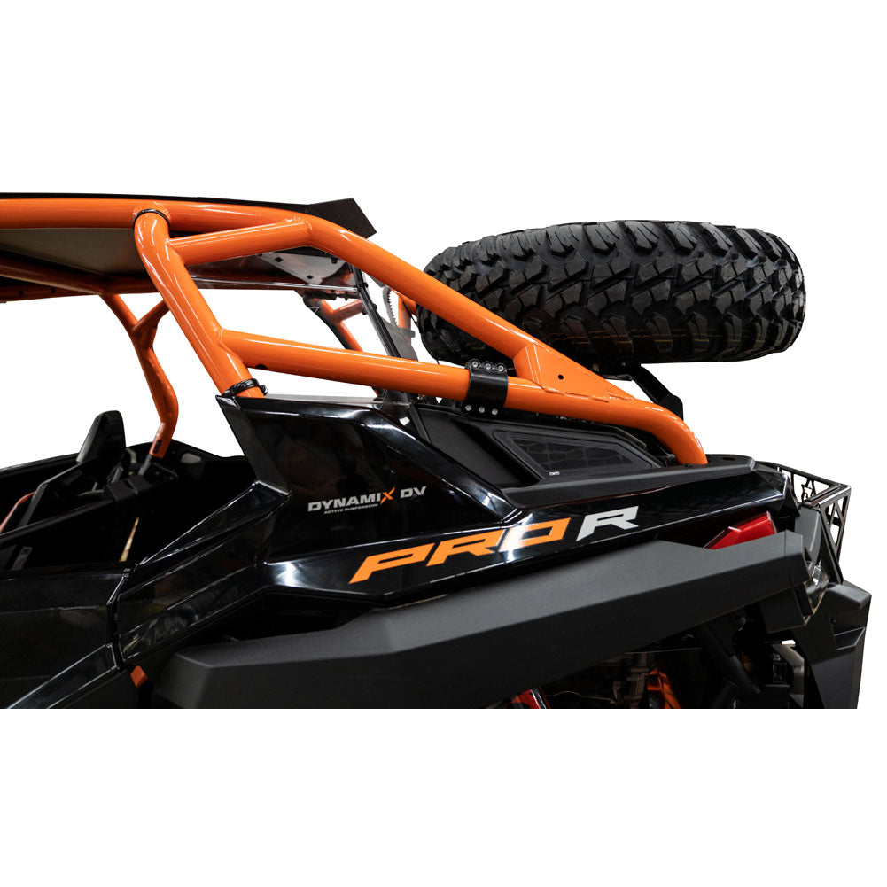 Tusk Spare Tire Carrier Polaris RZR Pro R 4 Factory Armored Edition 2022-2025 - Adventure Parts