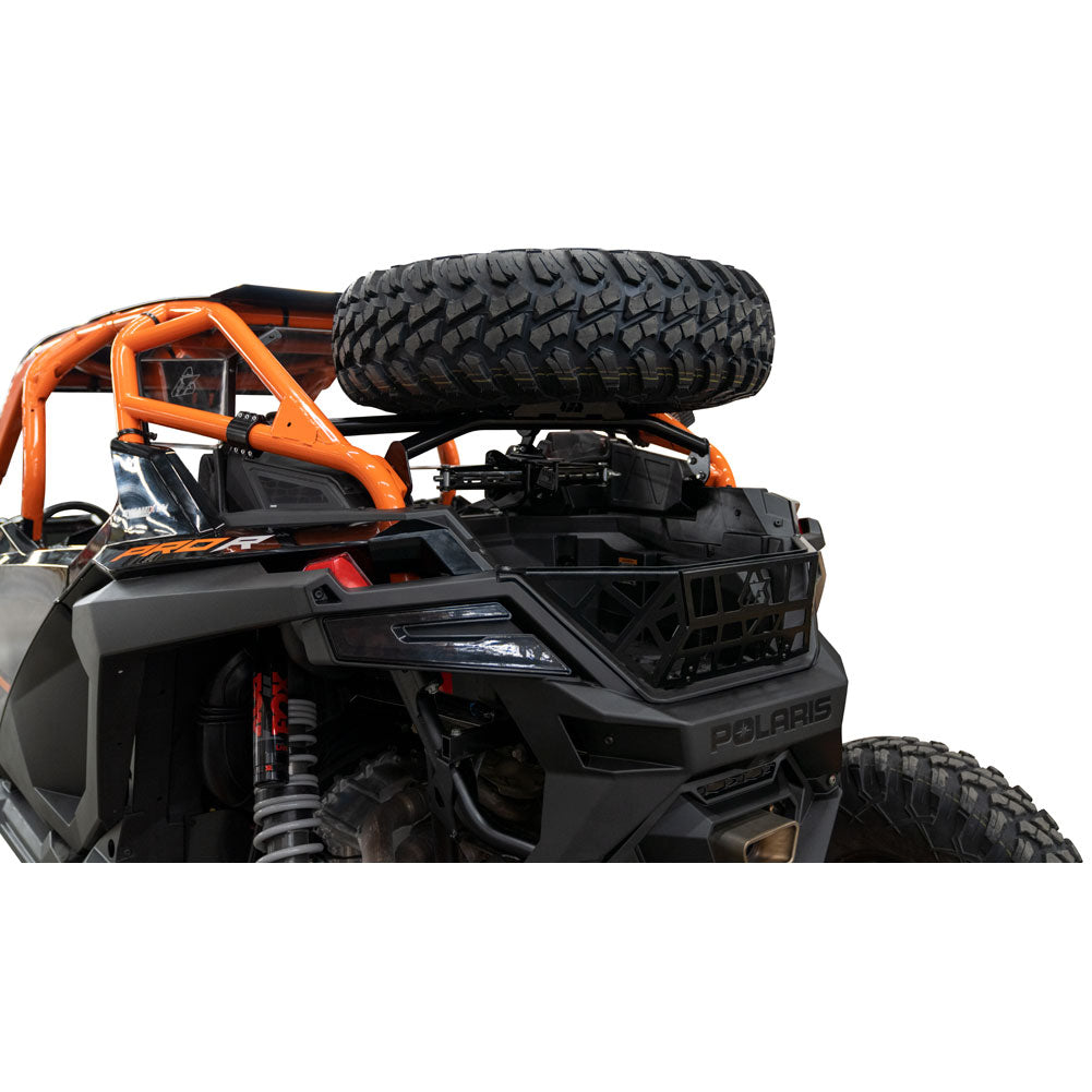 Tusk Spare Tire Carrier Polaris RZR Pro R 4 Factory Armored Edition 2022-2025 - Adventure Parts