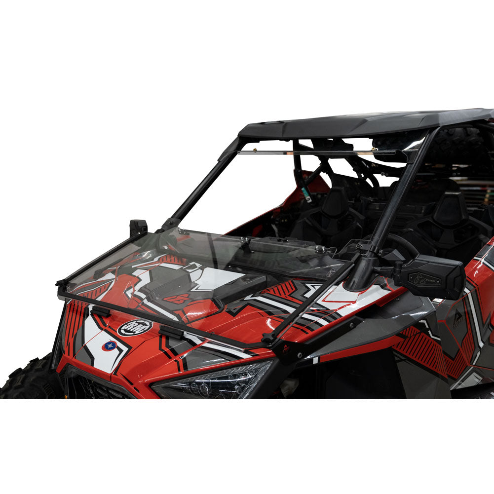 Tusk UTV Folding Detachable Polycarb Windshield Polaris RZR Pro XP 4 Premium 2020–2024 - Adventure Parts