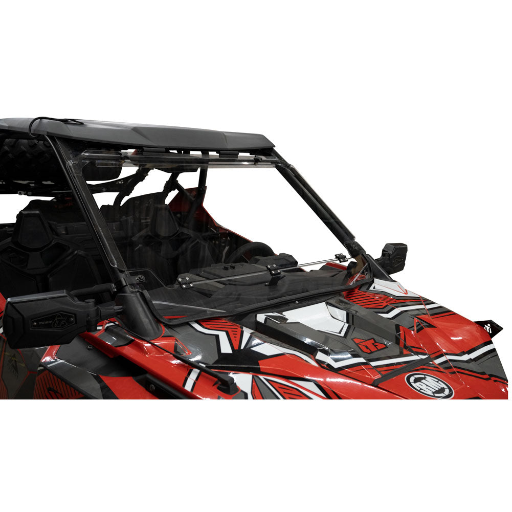 Tusk UTV Folding Detachable Polycarb Windshield Polaris RZR Pro XP 4 Premium 2020–2024 - Adventure Parts