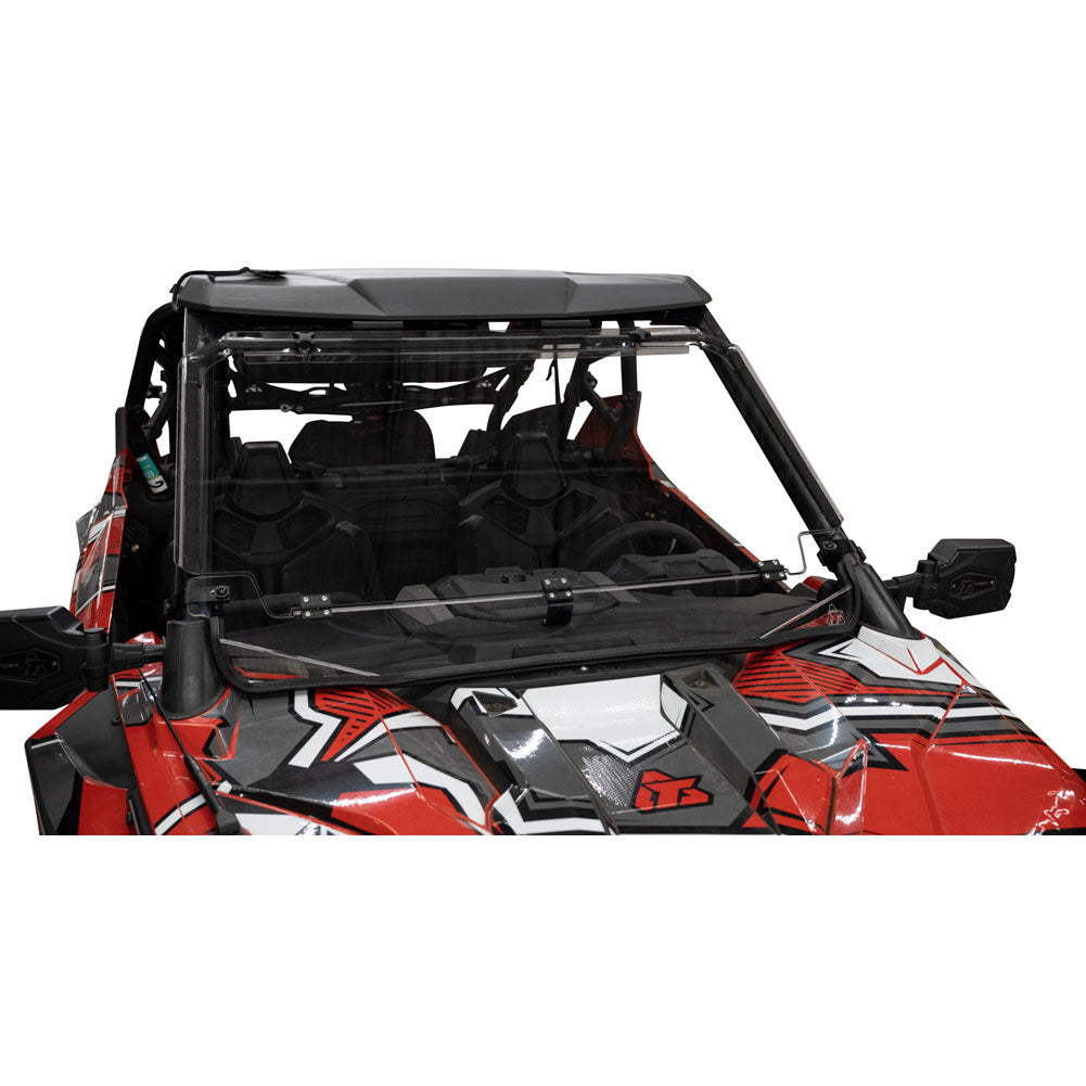 Tusk UTV Folding Detachable Polycarb Windshield Polaris RZR Pro XP 4 Premium 2020–2024 - Adventure Parts