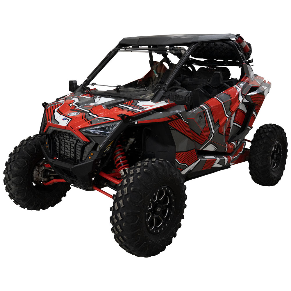 Tusk UTV Folding Detachable Polycarb Windshield Polaris RZR Pro XP 4 Premium 2020–2024 - Adventure Parts