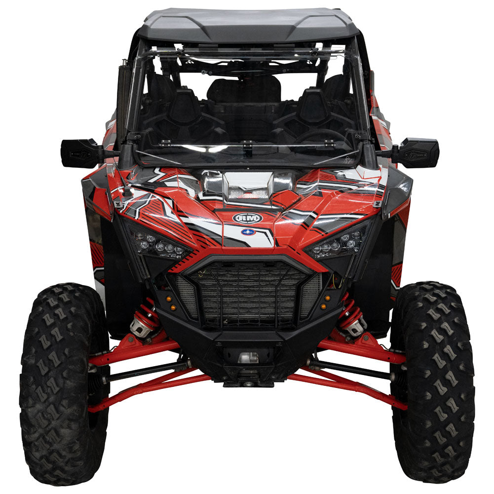 Tusk UTV Folding Detachable Polycarb Windshield Polaris RZR Pro XP 4 Premium 2020–2024 - Adventure Parts