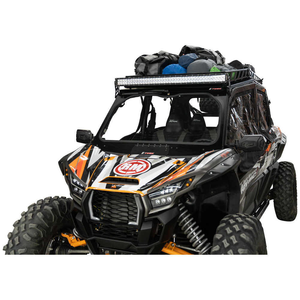 Tusk UTV Full Glass Windshield with 16" Windshield Wiper Kawasaki Teryx KRX 1000 2020–2025 - Adventure Parts