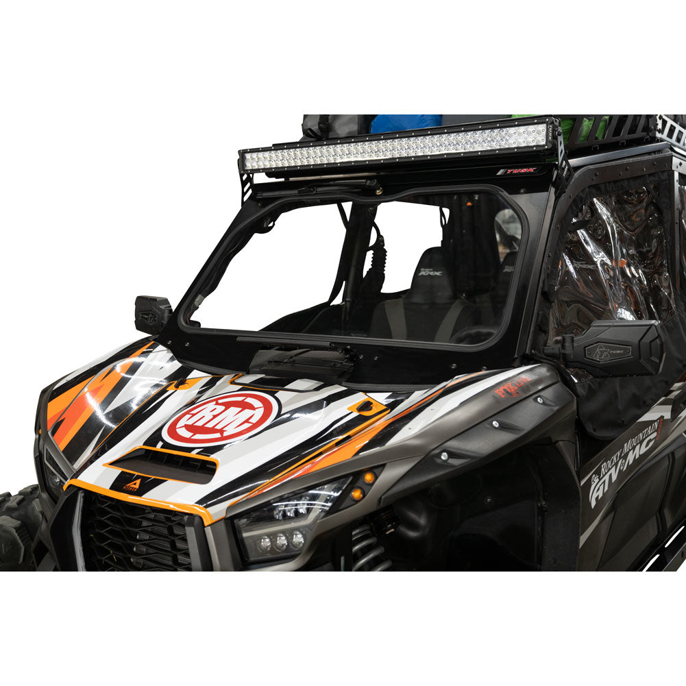 Tusk UTV Full Glass Windshield with 16" Windshield Wiper Kawasaki Teryx KRX 1000 2020–2025 - Adventure Parts