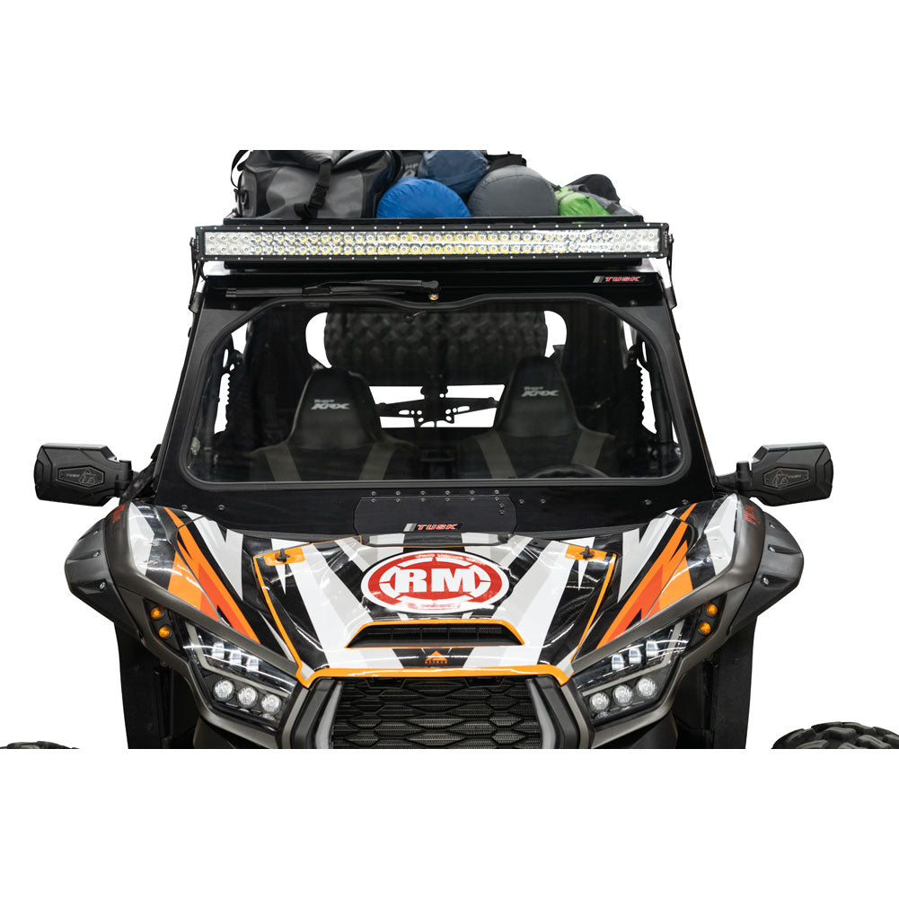 Tusk UTV Full Glass Windshield with 16" Windshield Wiper Kawasaki Teryx KRX 1000 2020–2025 - Adventure Parts