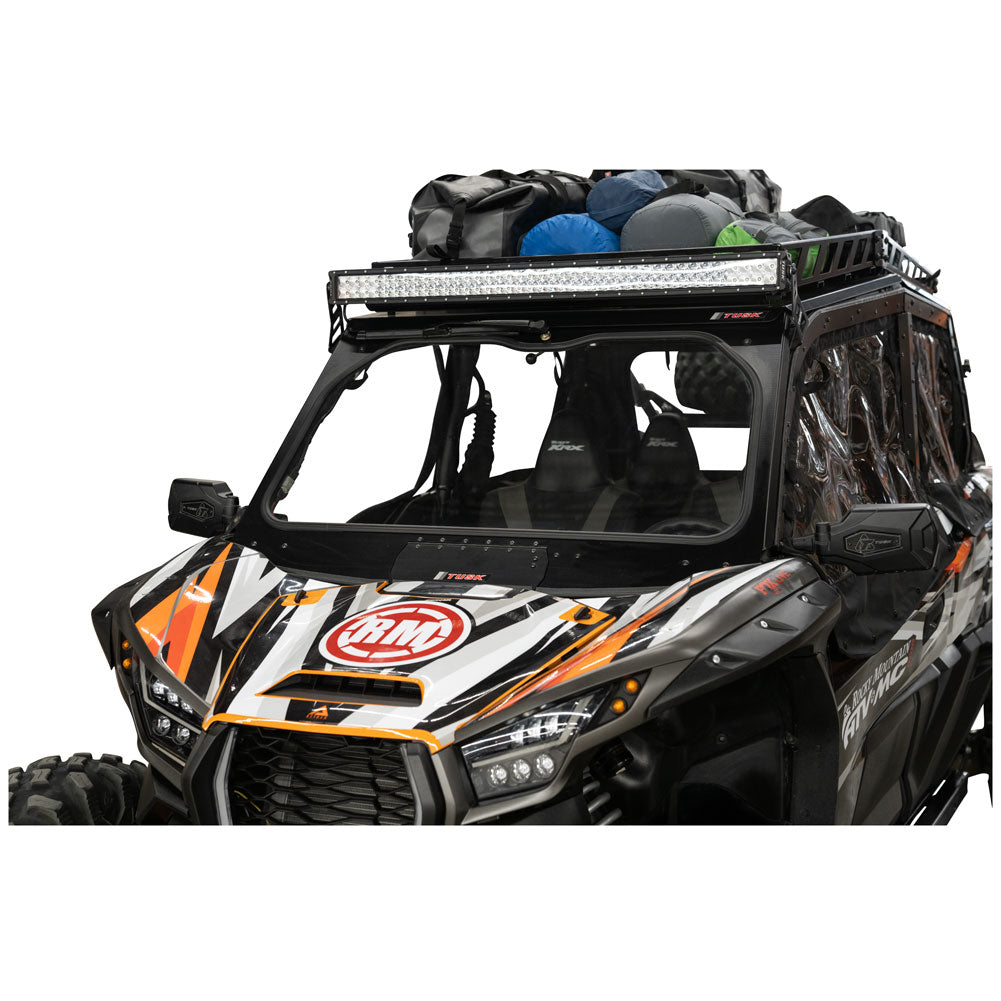 Tusk UTV Full Glass Windshield with 16" Windshield Wiper Kawasaki Teryx KRX 1000 2020–2025 - Adventure Parts