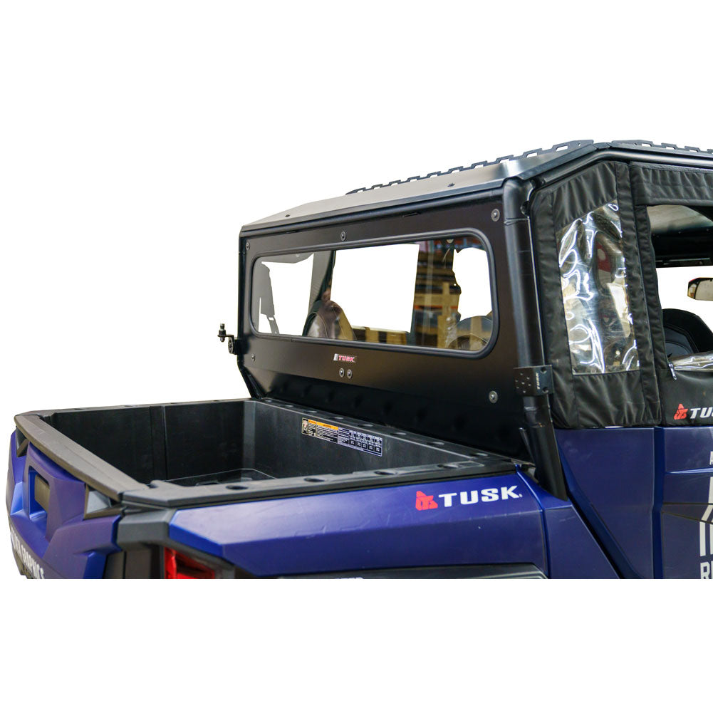 Tusk UTV Rear Glass Window Polaris GENERAL 1000 Deluxe EPS 2016-2025 - Adventure Parts