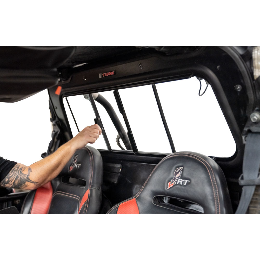 Tusk Sliding Rear Glass Window Polaris RZR XP 1000 2014–2023 - Adventure Parts