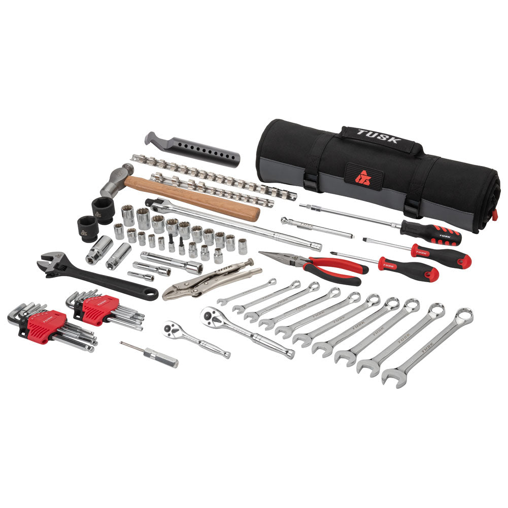 Tusk UTV Tool Roll Kit with Belt Removal Tools Yamaha Wolverine X2 1000 XT-R 2024–2025 - Adventure Parts
