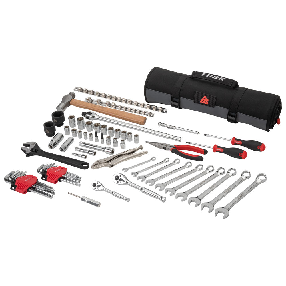 Tusk UTV Tool Roll Kit with Belt Removal Tools Kawasaki Teryx KRX 1000 2020–2025 - Adventure Parts