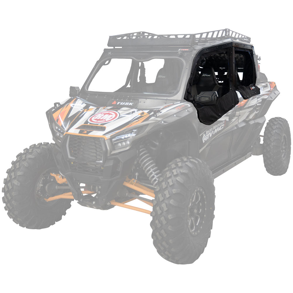 Tusk Replacement Zipperless Upper Door Skins Kawasaki Teryx KRX4 1000 2023-2025 - Adventure Parts