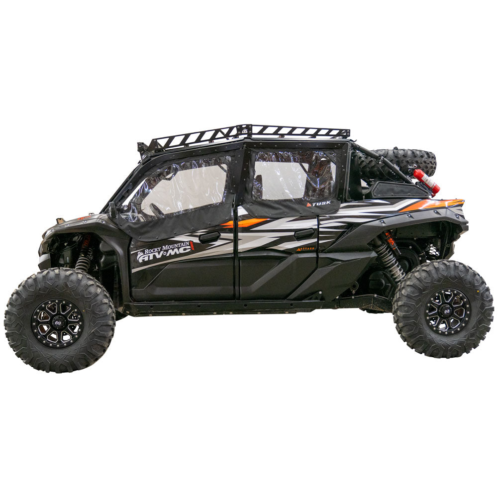Tusk Zipperless Upper Door Kit Kawasaki Teryx KRX4 1000 2023-2025 - Adventure Parts