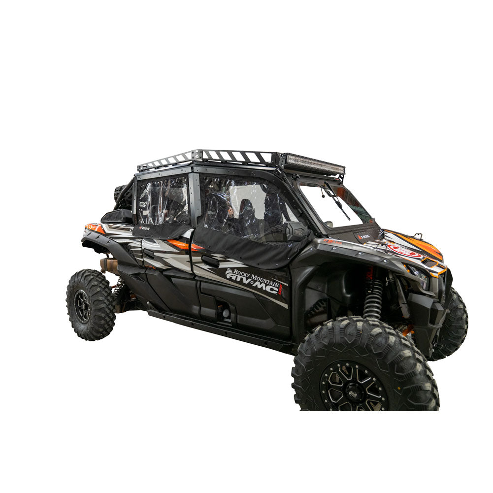 Tusk Zipperless Upper Door Kit Kawasaki Teryx KRX4 1000 2023-2025 - Adventure Parts