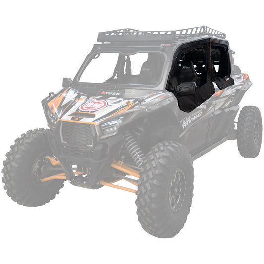 Tusk Zipperless Upper Door Kit Kawasaki Teryx KRX4 1000 2023-2025 - Adventure Parts