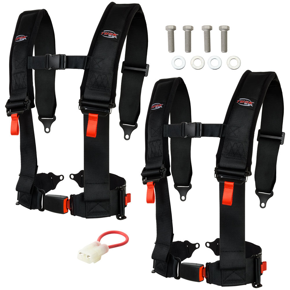 Tusk 4 Point 3 inch H-Style Safety Harness Honda Talon 1000R-4 Fox Live Valve 2020–2024 - Adventure Parts