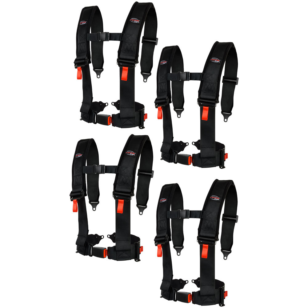 Tusk 4 Point 3 inch H-Style Safety Harness Polaris RZR 4 800 2010–2014 - Adventure Parts