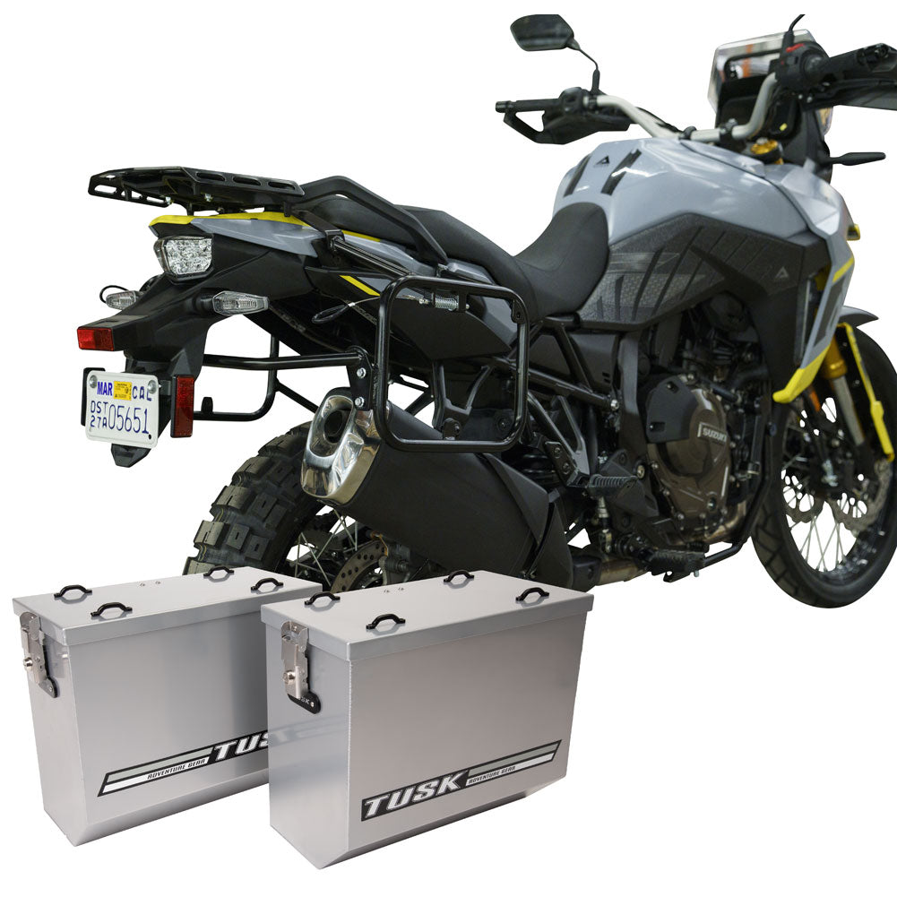 Tusk Aluminum Panniers w/ Pannier Racks CFMOTO IBEX 800 E 2025, S/T 2023-2024 - Adventure Parts