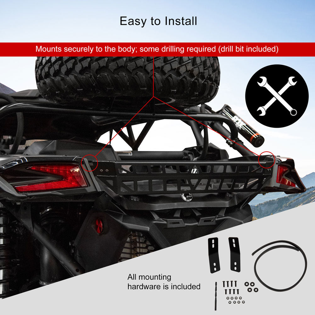 Tusk Cargo Barricade Can-Am Maverick X3 900 HO 64 Inch 2017-2025