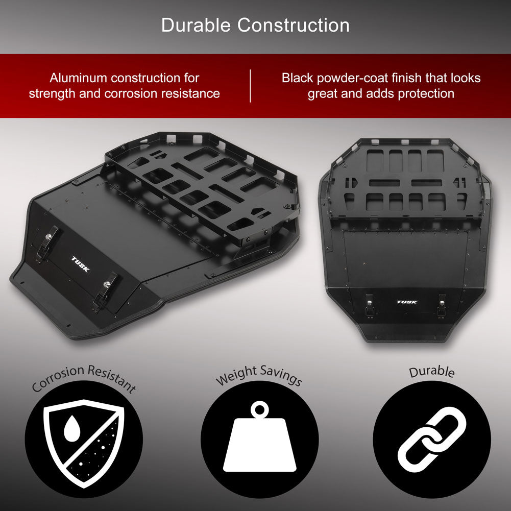 Tusk Cargo Hatch with Top Rack Black Powder Coated Polaris RZR Pro S 4 2020-2025 - Adventure Parts
