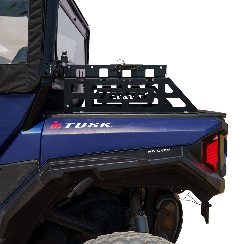 Tusk Cargo Rack Regular Black Powder Coated Polaris GENERAL 2016-2026 - Adventure Parts