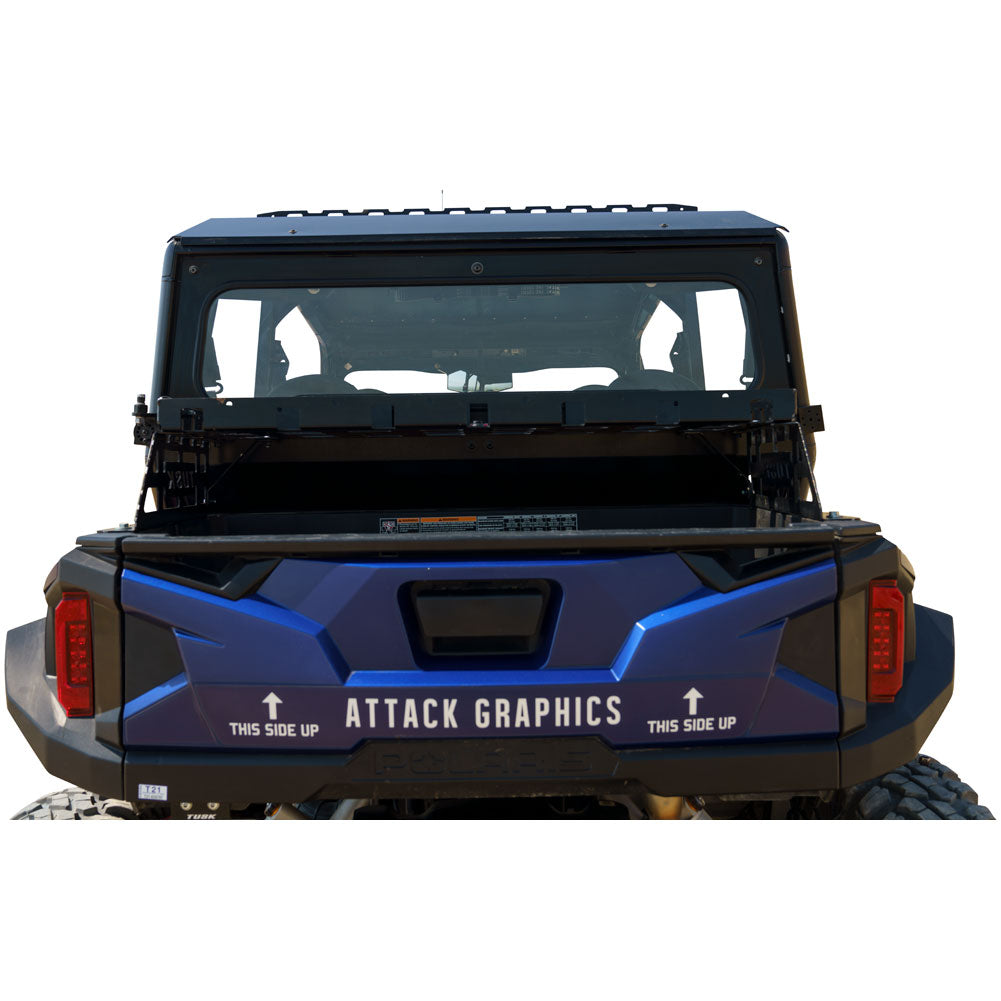 Tusk Cargo Rack Regular Black Powder Coated Polaris GENERAL 2016-2026 - Adventure Parts