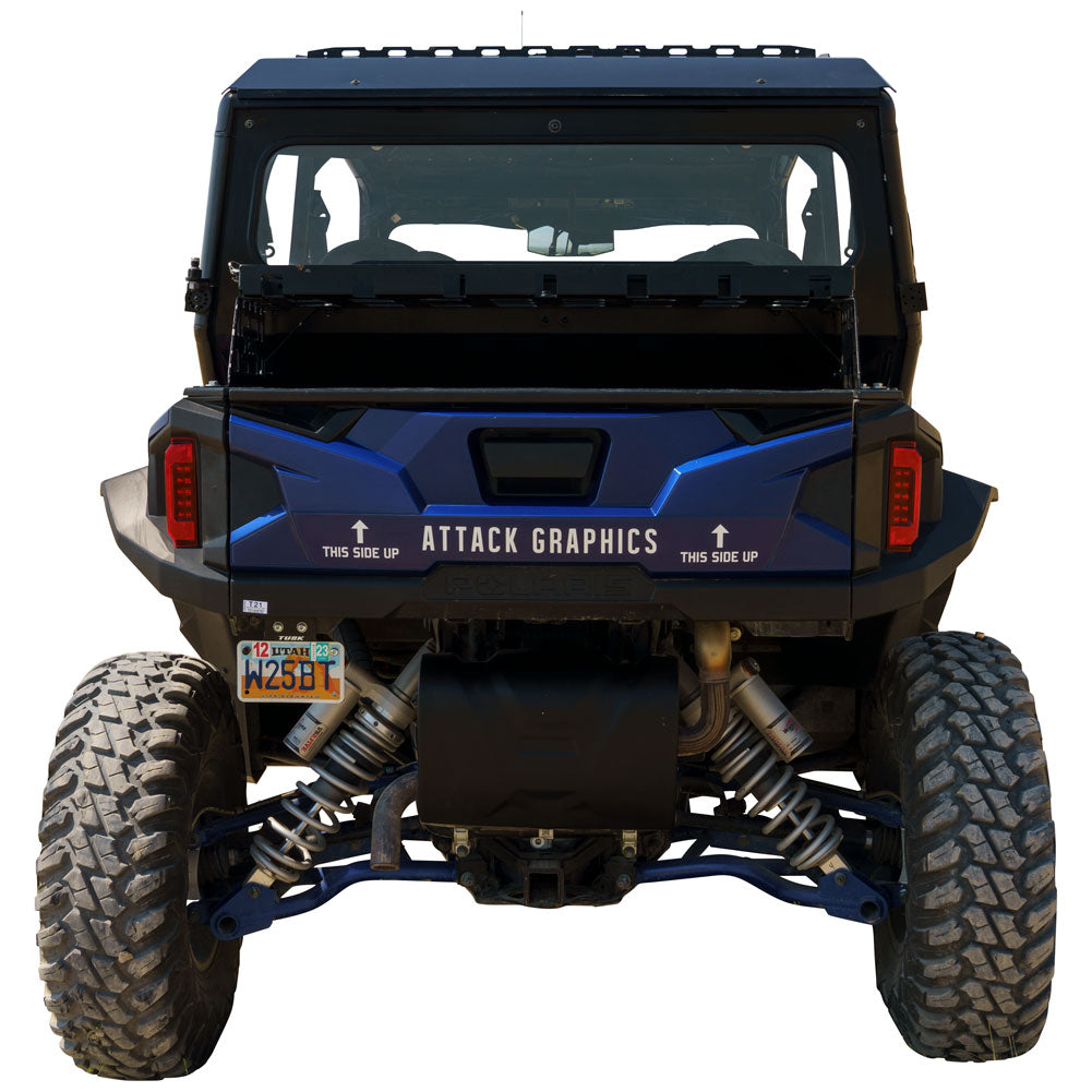 Tusk Cargo Rack Regular Black Powder Coated Polaris GENERAL 2016-2026 - Adventure Parts