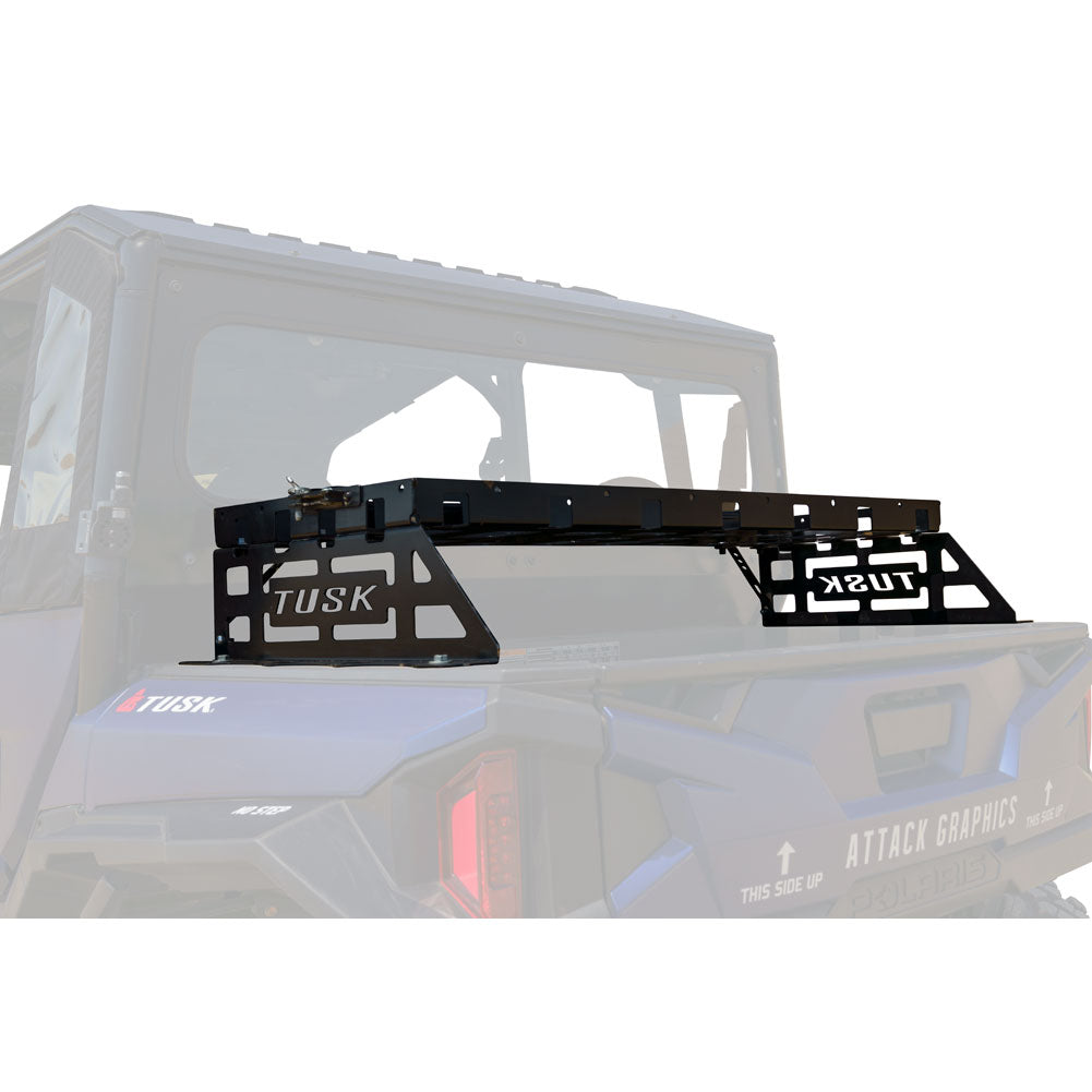 Tusk Cargo Rack Regular Black Powder Coated Polaris GENERAL 2016-2026 - Adventure Parts