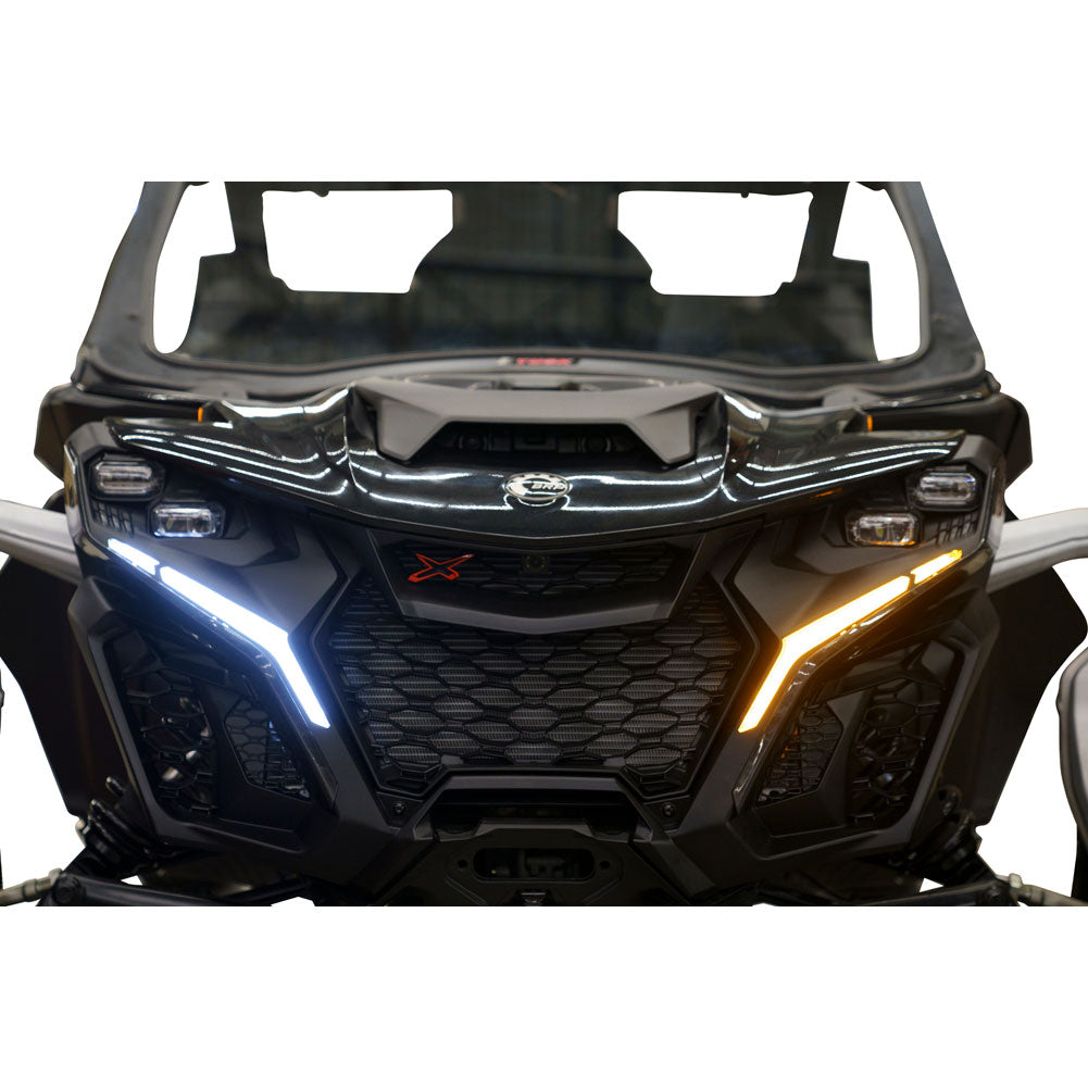 Tusk LED Front Accent Lights with Turn Signals Can-Am Maverick R 2024–2025 - Adventure Parts