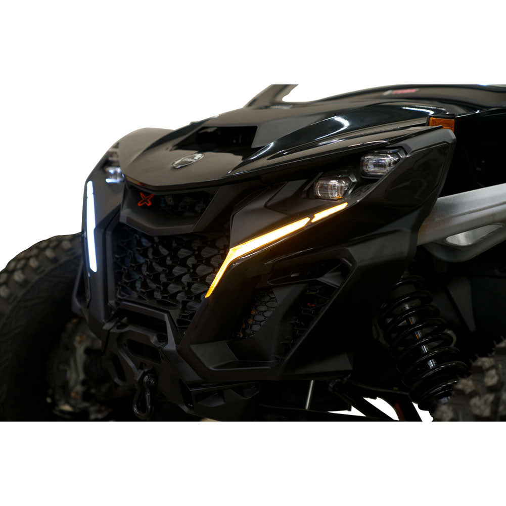 Tusk LED Front Accent Lights with Turn Signals Can-Am Maverick R 2024–2025 - Adventure Parts