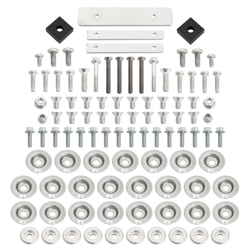 Tusk Quiet-Glide Skid Plate 3/8" Polaris RZR XP 1000 Premium 2024 - Adventure Parts