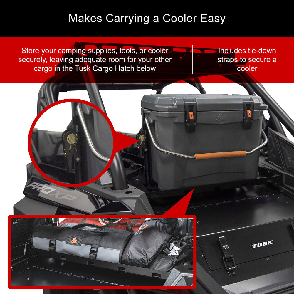 Tusk Top Rack For Tusk Cargo Hatch Polaris RZR Pro S 4 Premium 2020-2025 - Adventure Parts