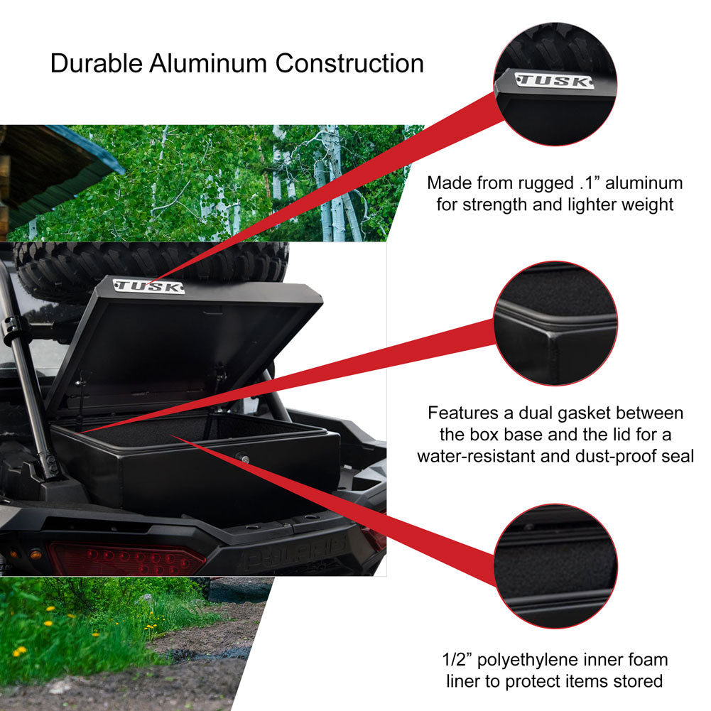 Tusk UTV Cargo Box Polaris RZR XP 1000 2014–2023 - Adventure Parts