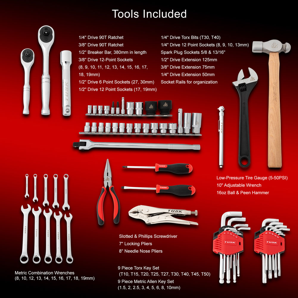 Tusk Utv Tool Roll Kit Yamaha YXZ1000R 2016–2025