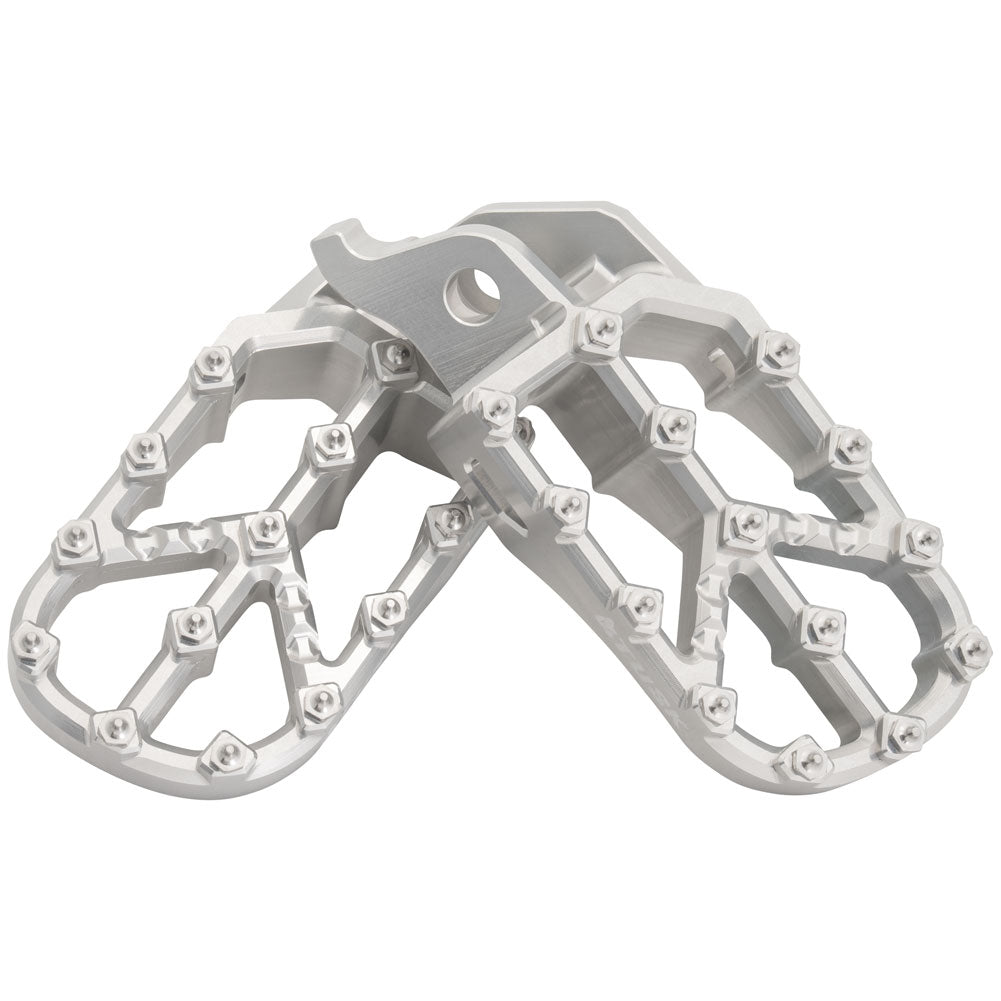 Tusk Strike Billet Moto Foot Pegs Black Yamaha WR250/400/450 F 1998-2024