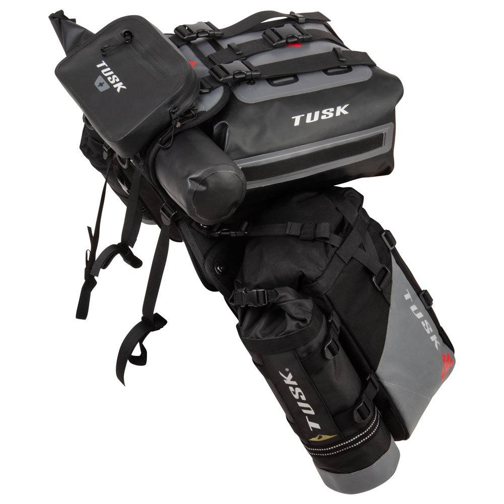Tusk Highland X2 Rackless Motorcycle Luggage System - Adventure Parts