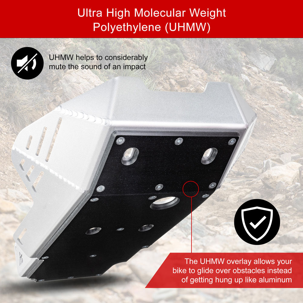 Tusk Quiet Glide Adventure Skid Plate BMW R1250GS 2019–2024 - Adventure Parts