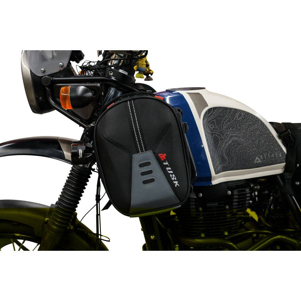 Tusk Sidekick Motorcycle Tank Saddle Bag Kit Royal Enfield Himalayan