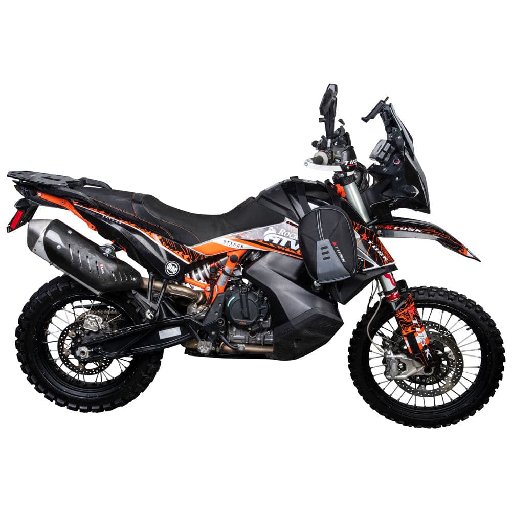 Tusk Sidekick Motorcycle Tank Saddle Bags - Adventure Parts